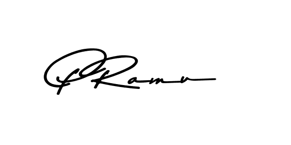 Use a signature maker to create a handwritten signature online. With this signature software, you can design (Asem Kandis PERSONAL USE) your own signature for name P Ramu. P Ramu signature style 9 images and pictures png
