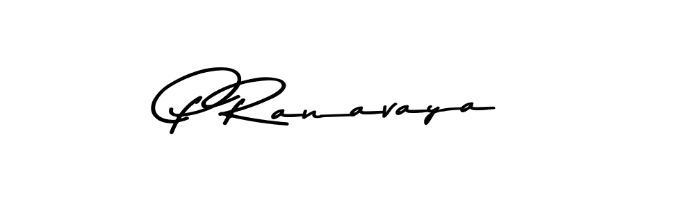 Create a beautiful signature design for name P Ranavaya. With this signature (Asem Kandis PERSONAL USE) fonts, you can make a handwritten signature for free. P Ranavaya signature style 9 images and pictures png