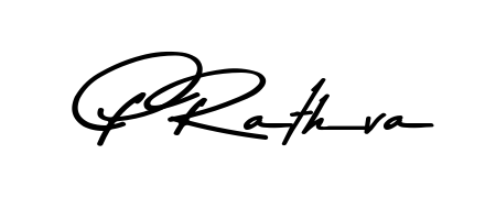 Asem Kandis PERSONAL USE is a professional signature style that is perfect for those who want to add a touch of class to their signature. Get P Rathva name fancy signature for free. P Rathva signature style 9 images and pictures png