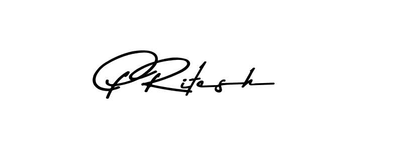 Make a beautiful signature design for name P Ritesh. Use this online signature maker to create a handwritten signature for free. P Ritesh signature style 9 images and pictures png