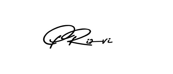 Make a beautiful signature design for name P Rizvi. Use this online signature maker to create a handwritten signature for free. P Rizvi signature style 9 images and pictures png