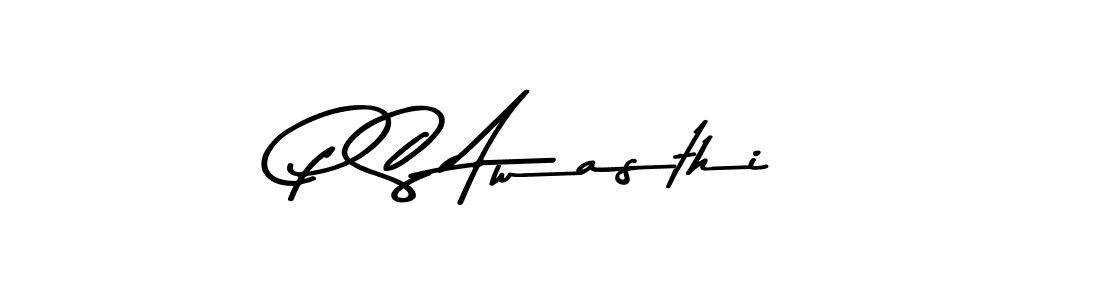 Make a beautiful signature design for name P S Awasthi. Use this online signature maker to create a handwritten signature for free. P S Awasthi signature style 9 images and pictures png