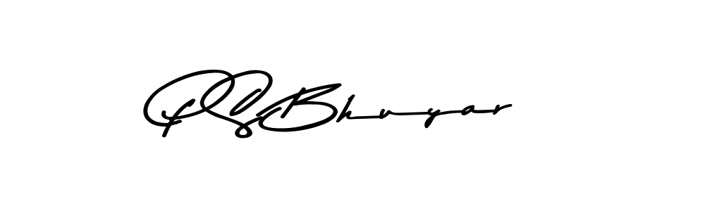 Design your own signature with our free online signature maker. With this signature software, you can create a handwritten (Asem Kandis PERSONAL USE) signature for name P S Bhuyar. P S Bhuyar signature style 9 images and pictures png