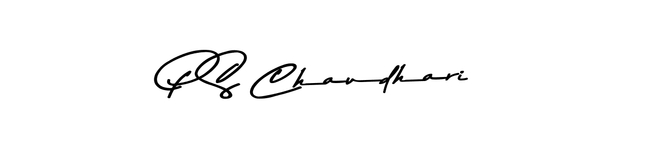 Make a beautiful signature design for name P S Chaudhari. With this signature (Asem Kandis PERSONAL USE) style, you can create a handwritten signature for free. P S Chaudhari signature style 9 images and pictures png