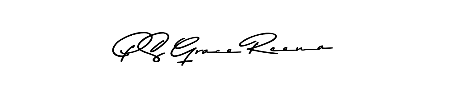 Make a beautiful signature design for name P S Grace Reena. Use this online signature maker to create a handwritten signature for free. P S Grace Reena signature style 9 images and pictures png