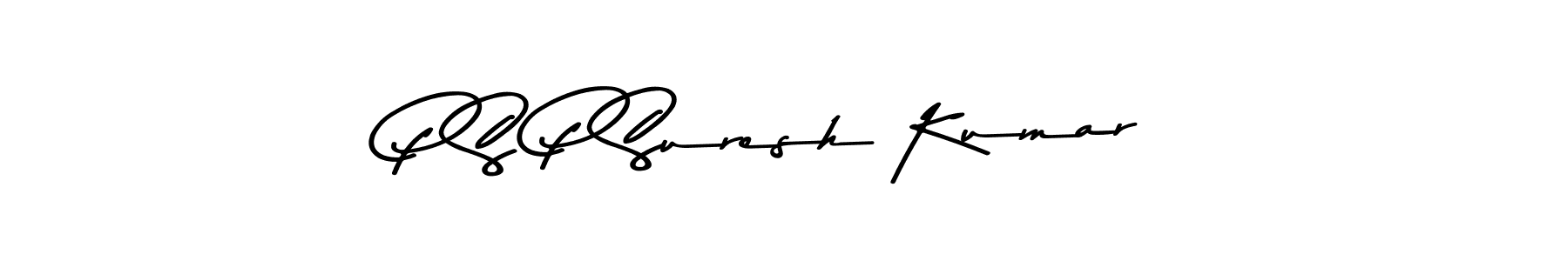Similarly Asem Kandis PERSONAL USE is the best handwritten signature design. Signature creator online .You can use it as an online autograph creator for name P S P Suresh Kumar. P S P Suresh Kumar signature style 9 images and pictures png