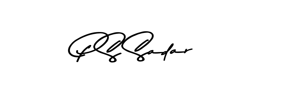 How to make P S Sadar signature? Asem Kandis PERSONAL USE is a professional autograph style. Create handwritten signature for P S Sadar name. P S Sadar signature style 9 images and pictures png