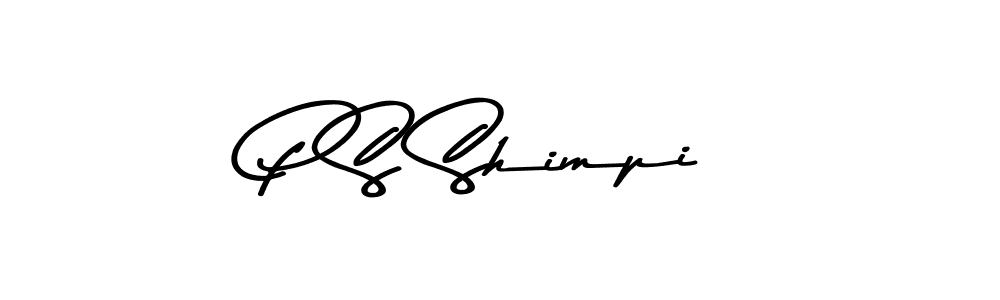 Also You can easily find your signature by using the search form. We will create P S Shimpi name handwritten signature images for you free of cost using Asem Kandis PERSONAL USE sign style. P S Shimpi signature style 9 images and pictures png