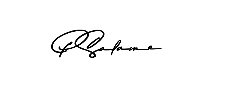 This is the best signature style for the P Salame name. Also you like these signature font (Asem Kandis PERSONAL USE). Mix name signature. P Salame signature style 9 images and pictures png