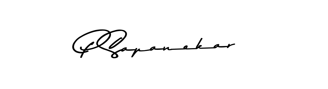 Use a signature maker to create a handwritten signature online. With this signature software, you can design (Asem Kandis PERSONAL USE) your own signature for name P Sapanekar. P Sapanekar signature style 9 images and pictures png