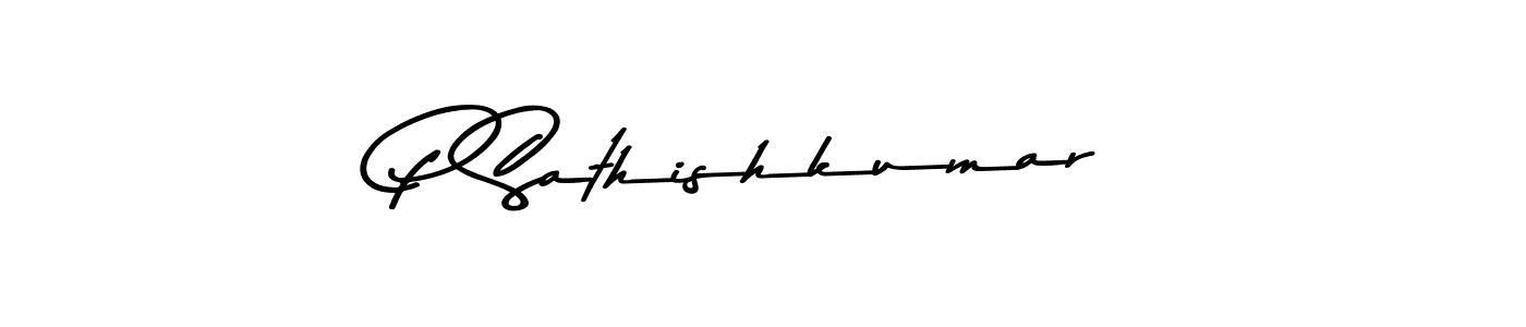 Also we have P Sathishkumar name is the best signature style. Create professional handwritten signature collection using Asem Kandis PERSONAL USE autograph style. P Sathishkumar signature style 9 images and pictures png