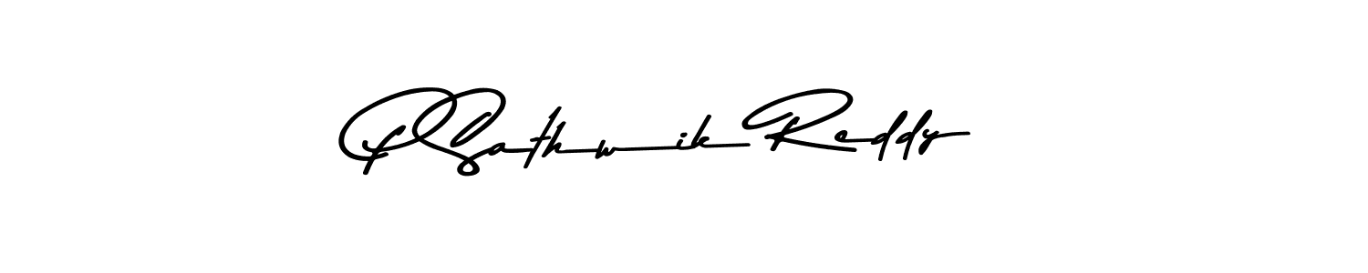 You can use this online signature creator to create a handwritten signature for the name P Sathwik Reddy. This is the best online autograph maker. P Sathwik Reddy signature style 9 images and pictures png