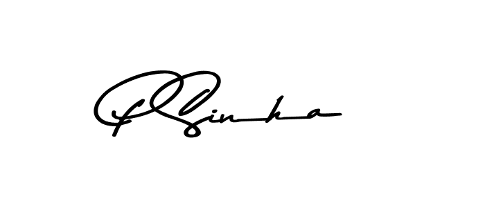 You should practise on your own different ways (Asem Kandis PERSONAL USE) to write your name (P Sinha) in signature. don't let someone else do it for you. P Sinha signature style 9 images and pictures png