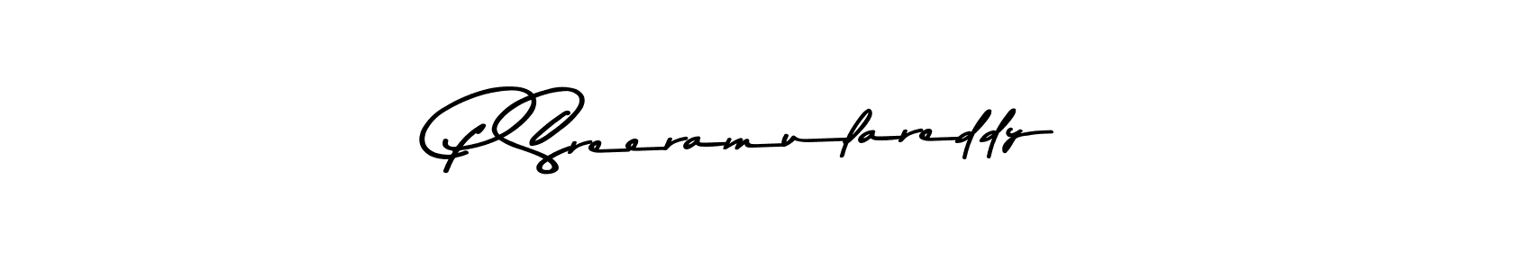 if you are searching for the best signature style for your name P Sreeramulareddy. so please give up your signature search. here we have designed multiple signature styles  using Asem Kandis PERSONAL USE. P Sreeramulareddy signature style 9 images and pictures png