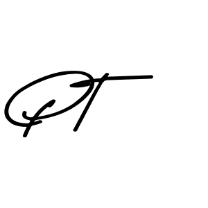 How to make P T name signature. Use Asem Kandis PERSONAL USE style for creating short signs online. This is the latest handwritten sign. P T signature style 9 images and pictures png