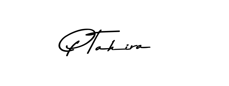 Use a signature maker to create a handwritten signature online. With this signature software, you can design (Asem Kandis PERSONAL USE) your own signature for name P Tahira. P Tahira signature style 9 images and pictures png