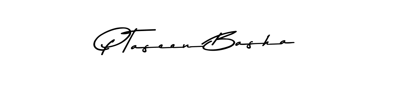 Here are the top 10 professional signature styles for the name P Taseen Basha. These are the best autograph styles you can use for your name. P Taseen Basha signature style 9 images and pictures png