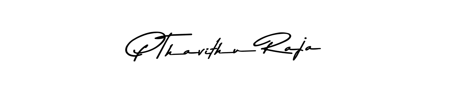 The best way (Asem Kandis PERSONAL USE) to make a short signature is to pick only two or three words in your name. The name P Thavithu Raja include a total of six letters. For converting this name. P Thavithu Raja signature style 9 images and pictures png