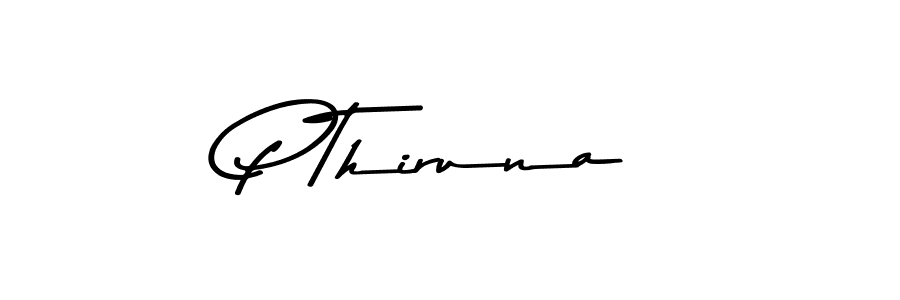 You can use this online signature creator to create a handwritten signature for the name P Thiruna. This is the best online autograph maker. P Thiruna signature style 9 images and pictures png