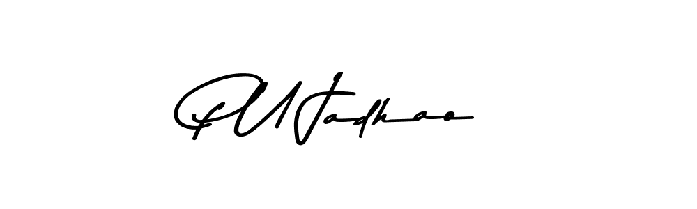 Best and Professional Signature Style for P U Jadhao. Asem Kandis PERSONAL USE Best Signature Style Collection. P U Jadhao signature style 9 images and pictures png