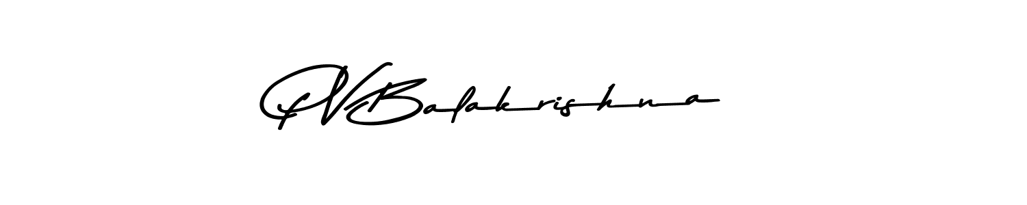 You should practise on your own different ways (Asem Kandis PERSONAL USE) to write your name (P V Balakrishna) in signature. don't let someone else do it for you. P V Balakrishna signature style 9 images and pictures png