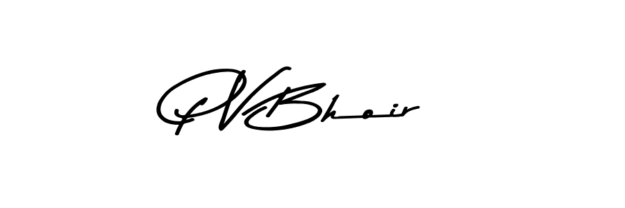 You can use this online signature creator to create a handwritten signature for the name P V Bhoir. This is the best online autograph maker. P V Bhoir signature style 9 images and pictures png