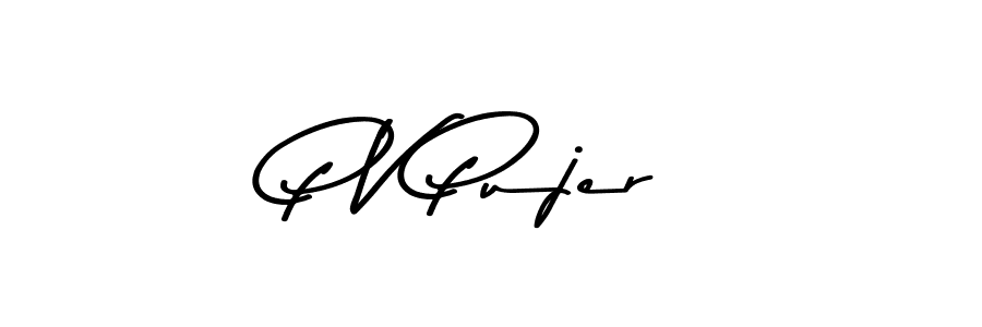 See photos of P V Pujer official signature by Spectra . Check more albums & portfolios. Read reviews & check more about Asem Kandis PERSONAL USE font. P V Pujer signature style 9 images and pictures png