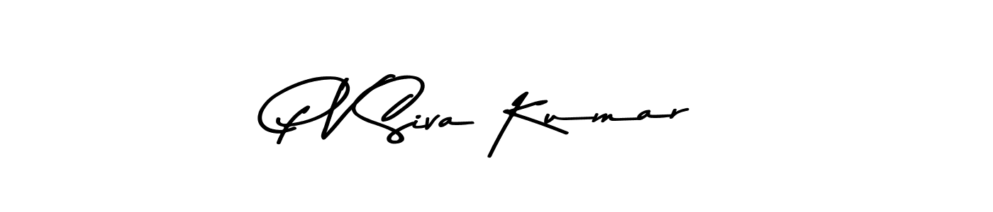 Design your own signature with our free online signature maker. With this signature software, you can create a handwritten (Asem Kandis PERSONAL USE) signature for name P V Siva Kumar. P V Siva Kumar signature style 9 images and pictures png