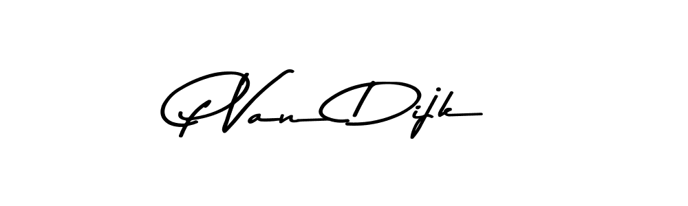 Make a beautiful signature design for name P Van Dijk. With this signature (Asem Kandis PERSONAL USE) style, you can create a handwritten signature for free. P Van Dijk signature style 9 images and pictures png