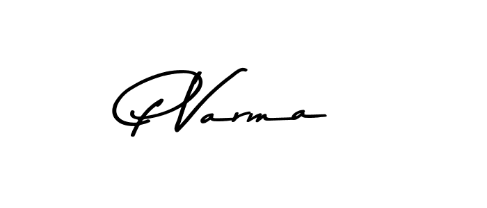 Create a beautiful signature design for name P Varma. With this signature (Asem Kandis PERSONAL USE) fonts, you can make a handwritten signature for free. P Varma signature style 9 images and pictures png