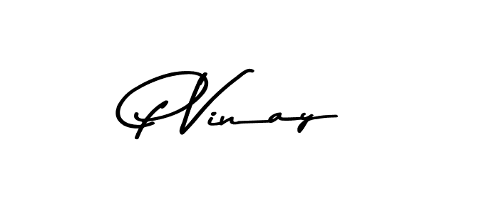 Use a signature maker to create a handwritten signature online. With this signature software, you can design (Asem Kandis PERSONAL USE) your own signature for name P Vinay. P Vinay signature style 9 images and pictures png