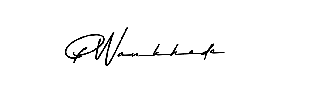 Asem Kandis PERSONAL USE is a professional signature style that is perfect for those who want to add a touch of class to their signature. It is also a great choice for those who want to make their signature more unique. Get P Wankhede name to fancy signature for free. P Wankhede signature style 9 images and pictures png