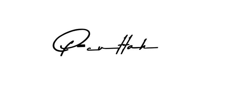 You should practise on your own different ways (Asem Kandis PERSONAL USE) to write your name (P-cuttah) in signature. don't let someone else do it for you. P-cuttah signature style 9 images and pictures png