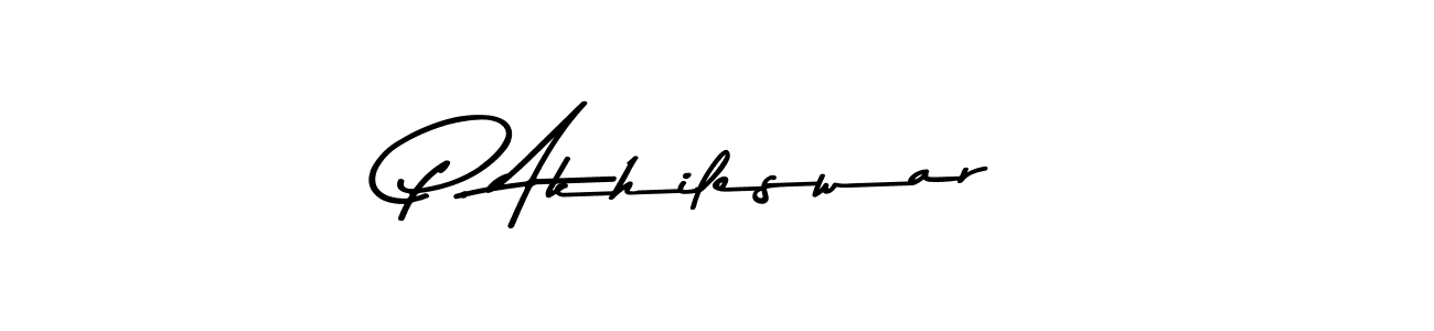 Make a beautiful signature design for name P. Akhileswar. Use this online signature maker to create a handwritten signature for free. P. Akhileswar signature style 9 images and pictures png