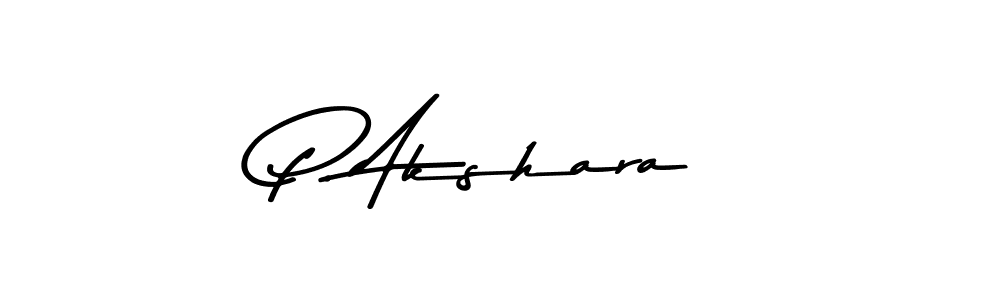 Create a beautiful signature design for name P. Akshara. With this signature (Asem Kandis PERSONAL USE) fonts, you can make a handwritten signature for free. P. Akshara signature style 9 images and pictures png