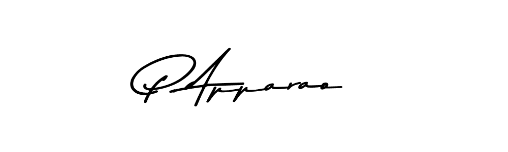 Make a beautiful signature design for name P. Apparao. With this signature (Asem Kandis PERSONAL USE) style, you can create a handwritten signature for free. P. Apparao signature style 9 images and pictures png