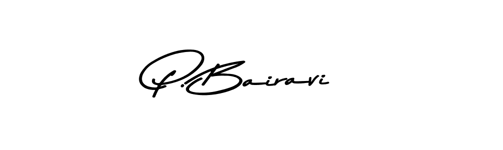 How to make P. Bairavi signature? Asem Kandis PERSONAL USE is a professional autograph style. Create handwritten signature for P. Bairavi name. P. Bairavi signature style 9 images and pictures png