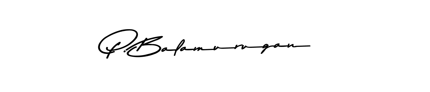 Make a beautiful signature design for name P. Balamurugan. With this signature (Asem Kandis PERSONAL USE) style, you can create a handwritten signature for free. P. Balamurugan signature style 9 images and pictures png