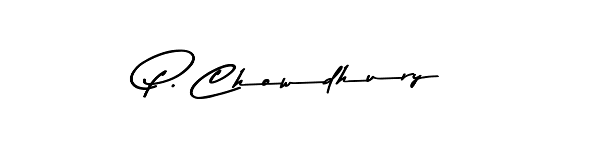 Asem Kandis PERSONAL USE is a professional signature style that is perfect for those who want to add a touch of class to their signature. It is also a great choice for those who want to make their signature more unique. Get P. Chowdhury name to fancy signature for free. P. Chowdhury signature style 9 images and pictures png