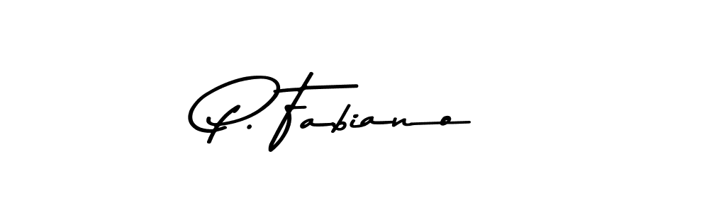 You should practise on your own different ways (Asem Kandis PERSONAL USE) to write your name (P. Fabiano) in signature. don't let someone else do it for you. P. Fabiano signature style 9 images and pictures png