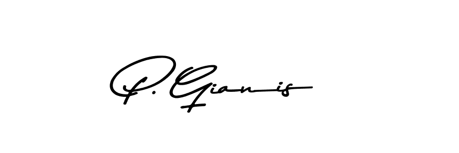 Similarly Asem Kandis PERSONAL USE is the best handwritten signature design. Signature creator online .You can use it as an online autograph creator for name P. Gianis. P. Gianis signature style 9 images and pictures png