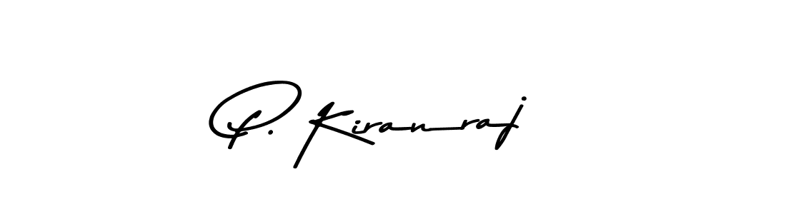 Use a signature maker to create a handwritten signature online. With this signature software, you can design (Asem Kandis PERSONAL USE) your own signature for name P. Kiranraj. P. Kiranraj signature style 9 images and pictures png