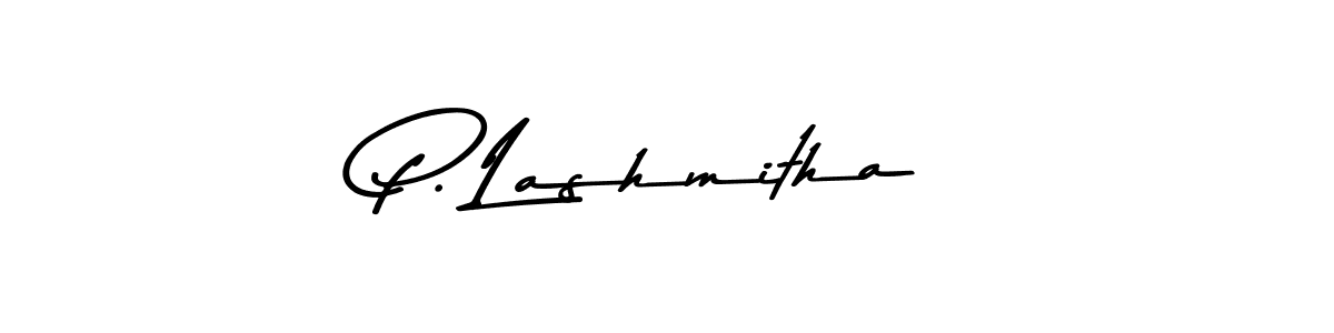 You can use this online signature creator to create a handwritten signature for the name P. Lashmitha. This is the best online autograph maker. P. Lashmitha signature style 9 images and pictures png