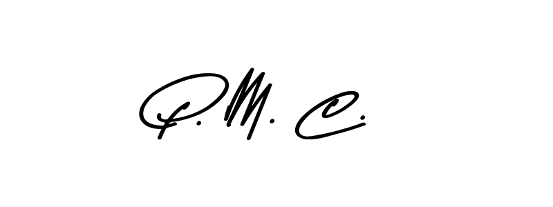 Similarly Asem Kandis PERSONAL USE is the best handwritten signature design. Signature creator online .You can use it as an online autograph creator for name P. M. C.. P. M. C. signature style 9 images and pictures png