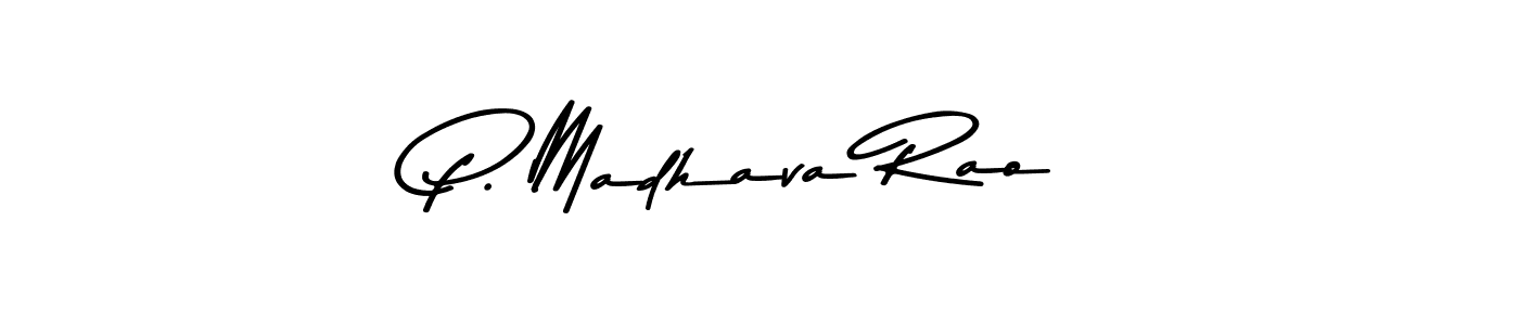 Also You can easily find your signature by using the search form. We will create P. Madhava Rao name handwritten signature images for you free of cost using Asem Kandis PERSONAL USE sign style. P. Madhava Rao signature style 9 images and pictures png