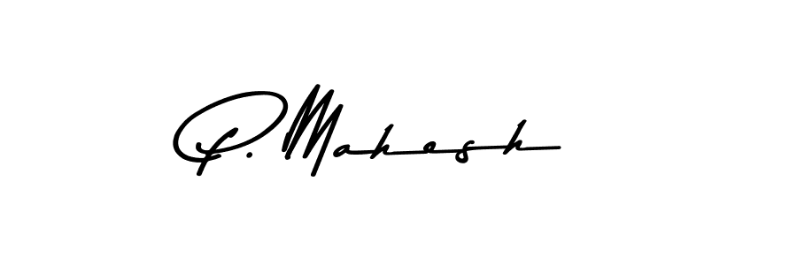 Use a signature maker to create a handwritten signature online. With this signature software, you can design (Asem Kandis PERSONAL USE) your own signature for name P. Mahesh. P. Mahesh signature style 9 images and pictures png