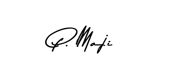 How to make P. Maji signature? Asem Kandis PERSONAL USE is a professional autograph style. Create handwritten signature for P. Maji name. P. Maji signature style 9 images and pictures png