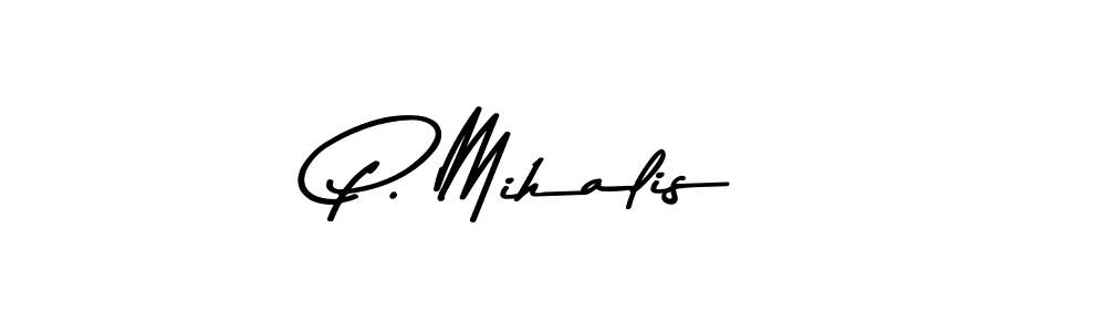 This is the best signature style for the P. Mihalis name. Also you like these signature font (Asem Kandis PERSONAL USE). Mix name signature. P. Mihalis signature style 9 images and pictures png