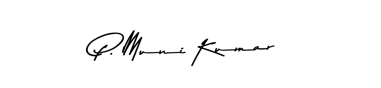 How to make P. Muni Kumar signature? Asem Kandis PERSONAL USE is a professional autograph style. Create handwritten signature for P. Muni Kumar name. P. Muni Kumar signature style 9 images and pictures png