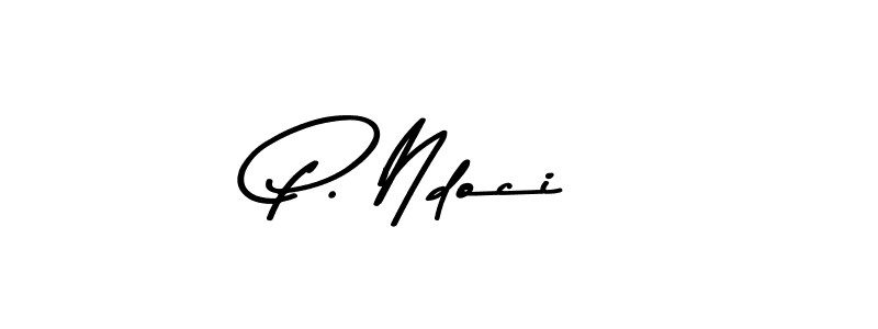 How to make P. Ndoci signature? Asem Kandis PERSONAL USE is a professional autograph style. Create handwritten signature for P. Ndoci name. P. Ndoci signature style 9 images and pictures png